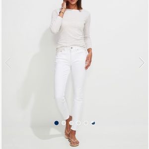 Vineyard Vines High Rise Skinny White Cap Denim